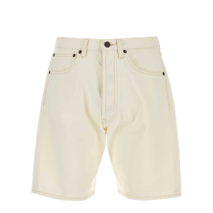 MAYFEYR - Prada - Ivory Denim Bermuda Shorts - GEP459SOOO1954F01CD