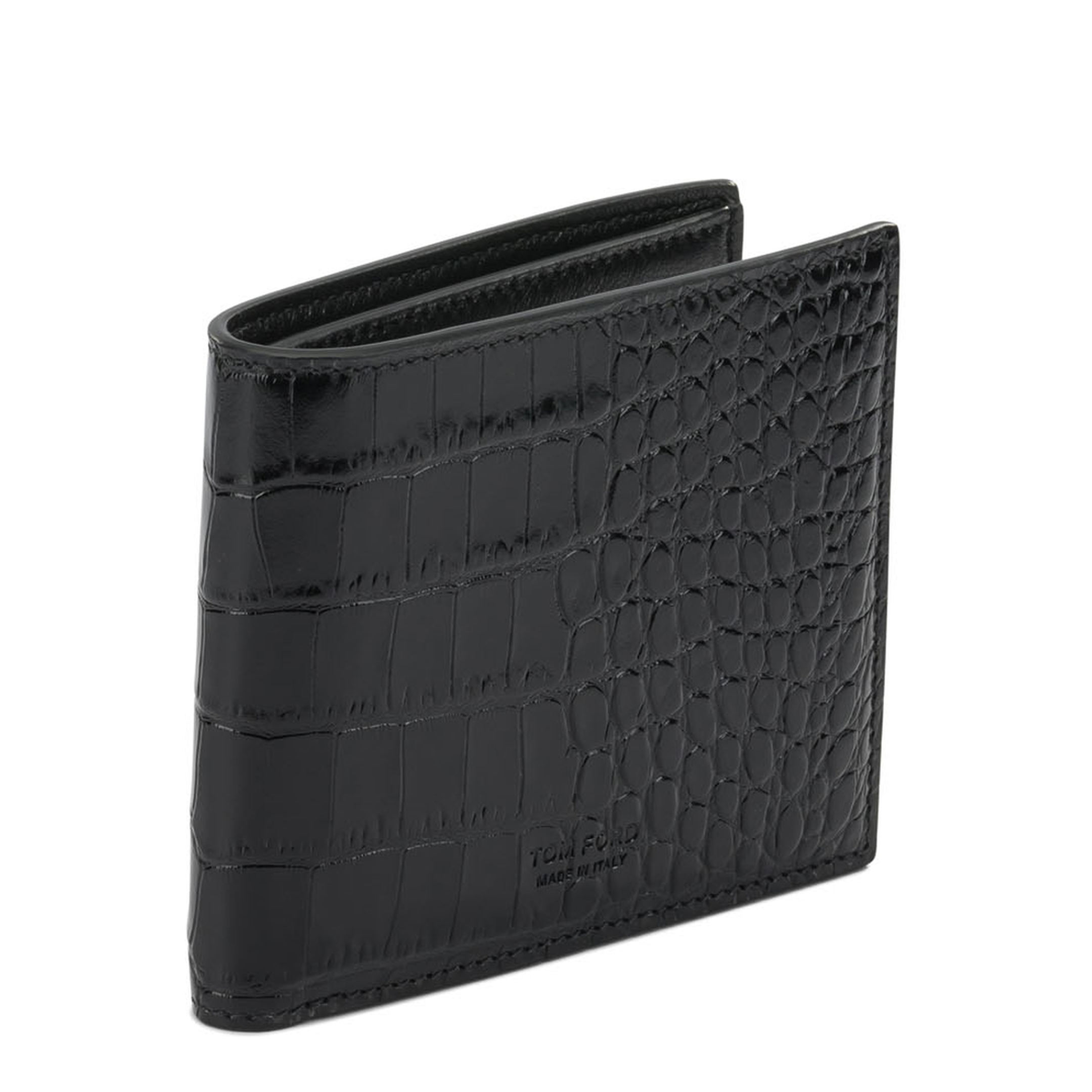 MAYFEYR - Tom Ford - Crocodile Print Leather Wallet - Y0410LCL439SNAA