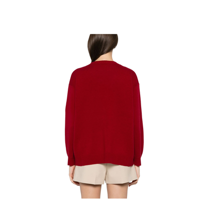 Wool And Cashmere Sweater With Logo