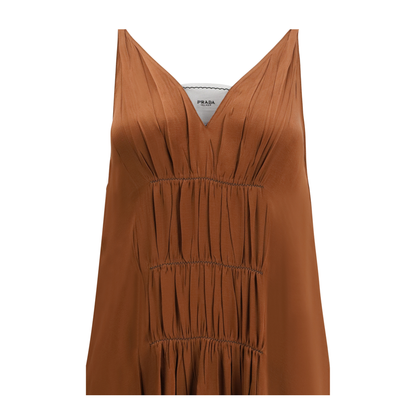 MAYFEYR - Prada - V-Neck Long Dress - P3R38RSOOO19CR
