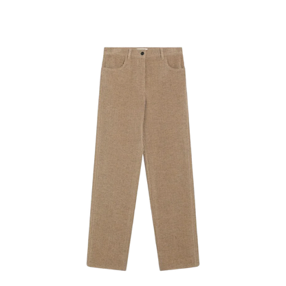 Beige Clair Corduroy Trousers