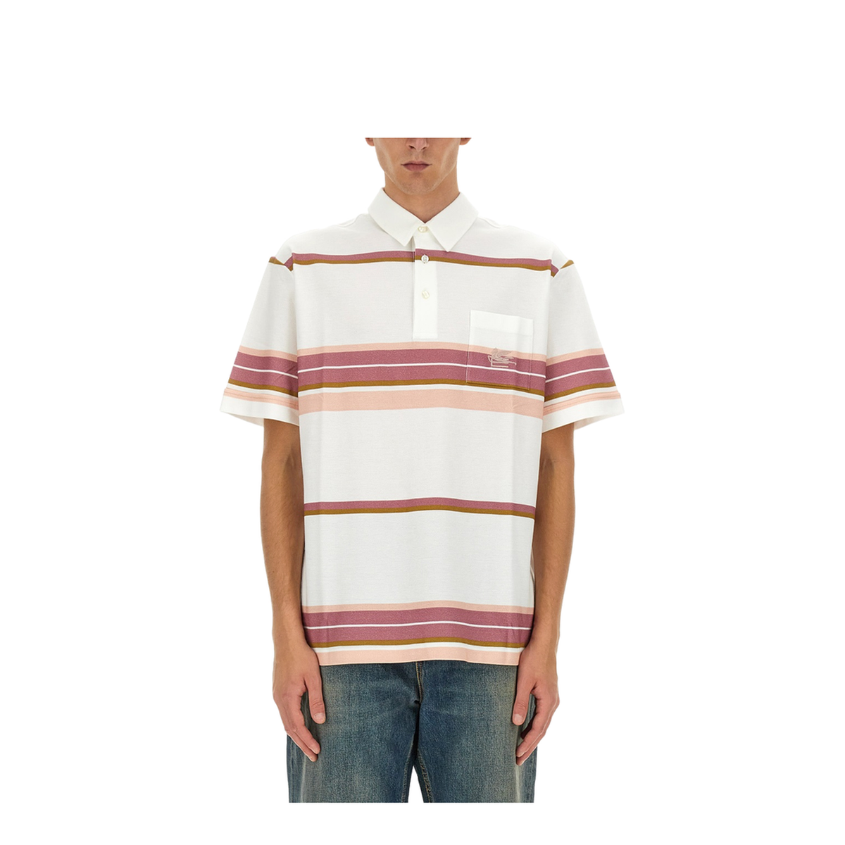 Polo Shirt with Pegasus Embroidery