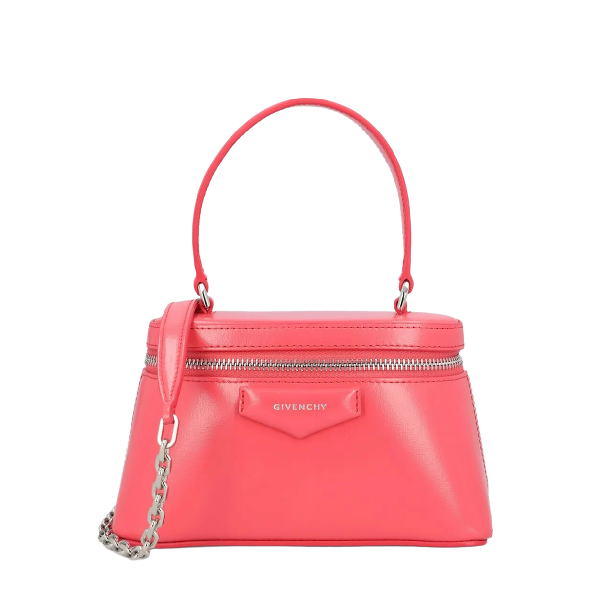 Antigona Mini Calf Leather Vanity Bag - Bright Peach