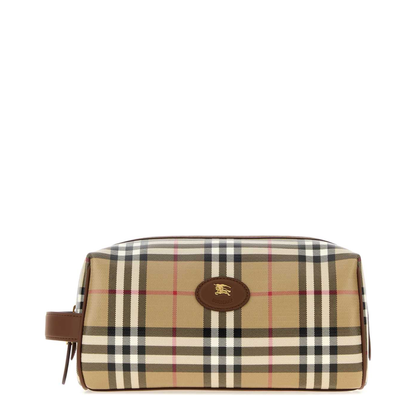 MAYFEYR - Burberry - Printed Canvas Check Beauty Case - 8128246A7026