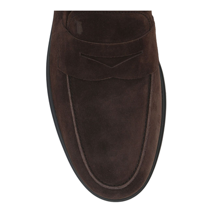 Dark Brown Slip-On Shoes