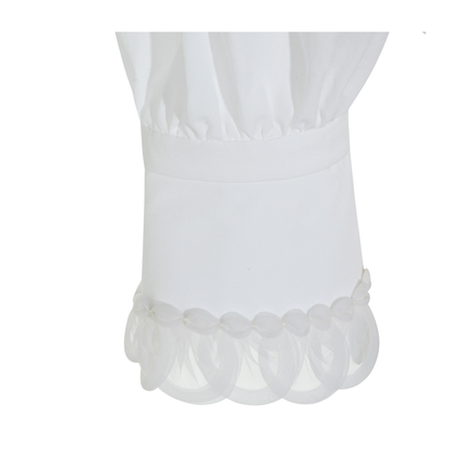 White Cotton Poplin Shirt