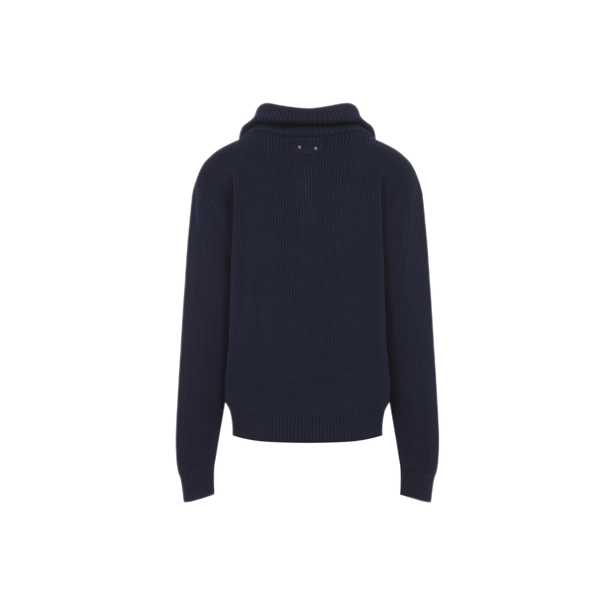 Ribbed Knit Zip Sweater