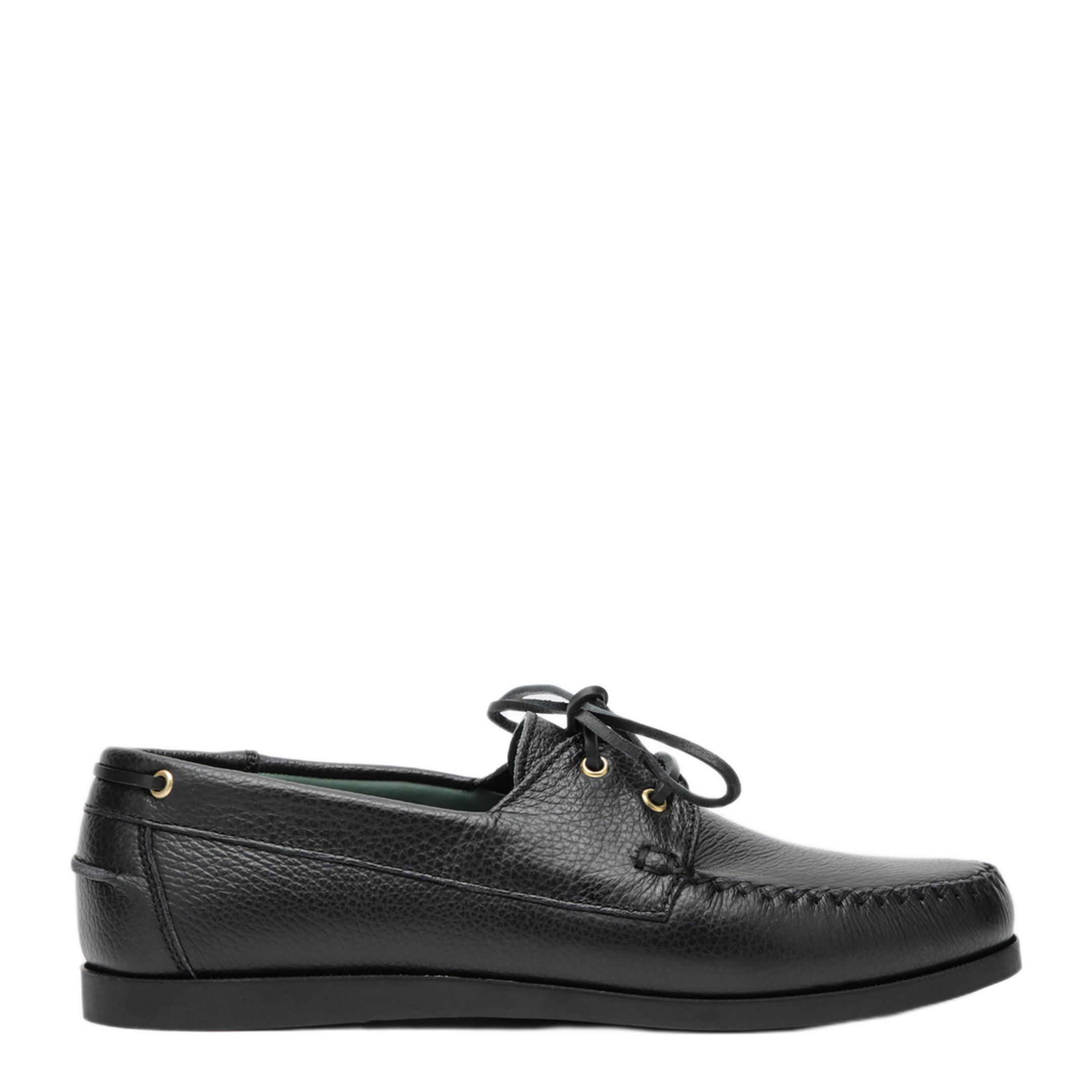 MAYFEYR - VINNY's - Black Boat Shoe In Leather - 16218999
