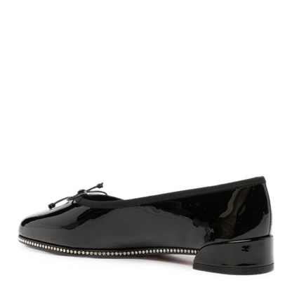 MAYFEYR - Christian Louboutin - Black Patent Leather Flat Shoes - 3260595B439