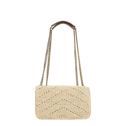 MAYFEYR - Saint Laurent - Crochet Raffia Chain Bag - 868579GAAFY2791