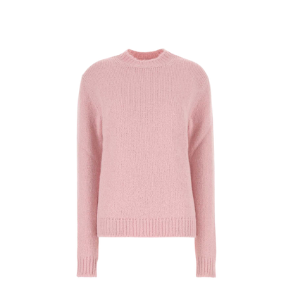 Midweight Crew-Neck Sweater Pink