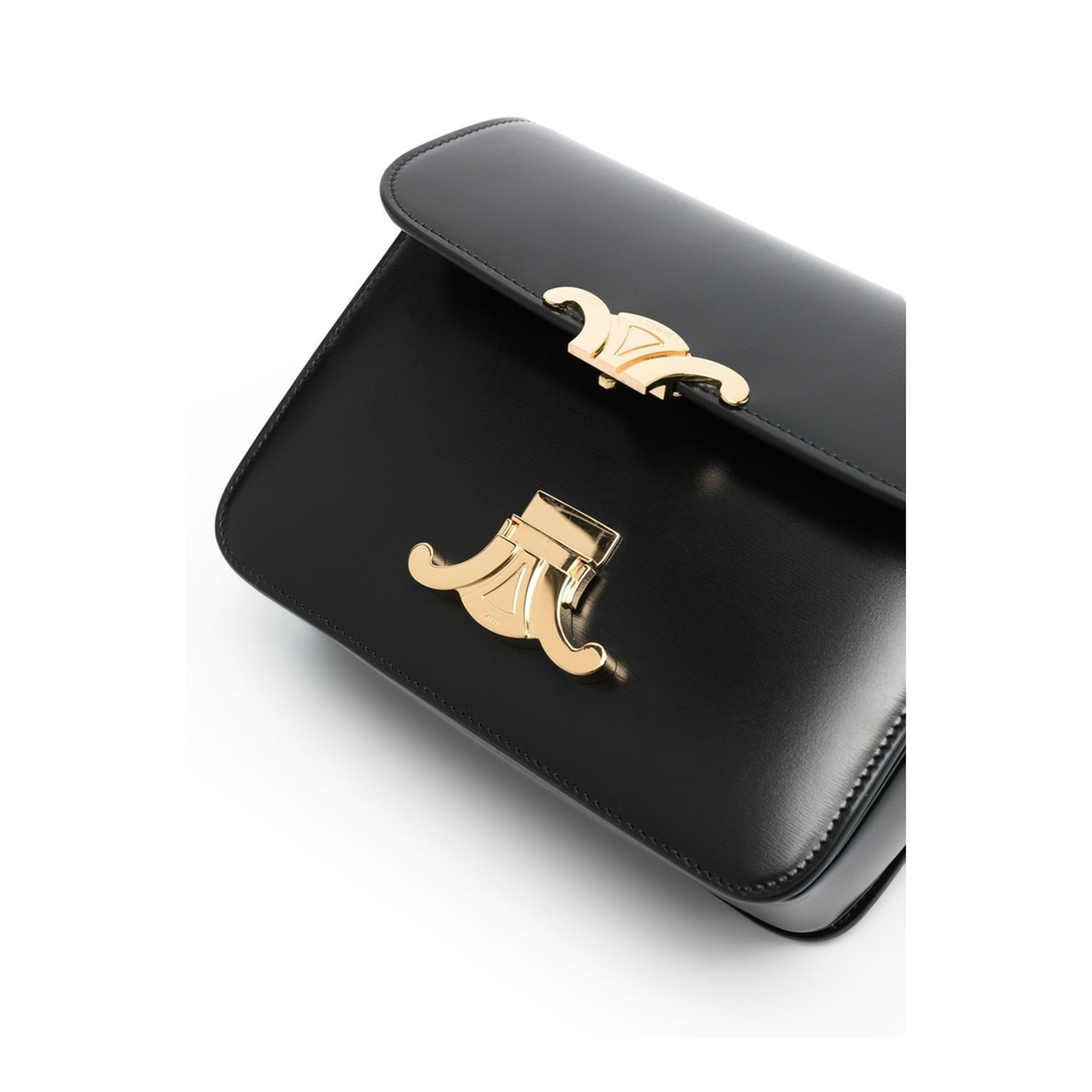 Teen Triomphe Shoulder Bag, Gold Hardware