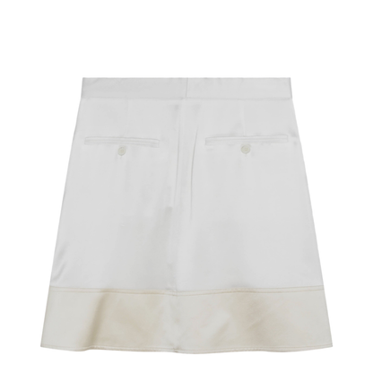 MAYFEYR - Toteme - Mini Panelled White Skirt - 262-WRB0454FB0546047