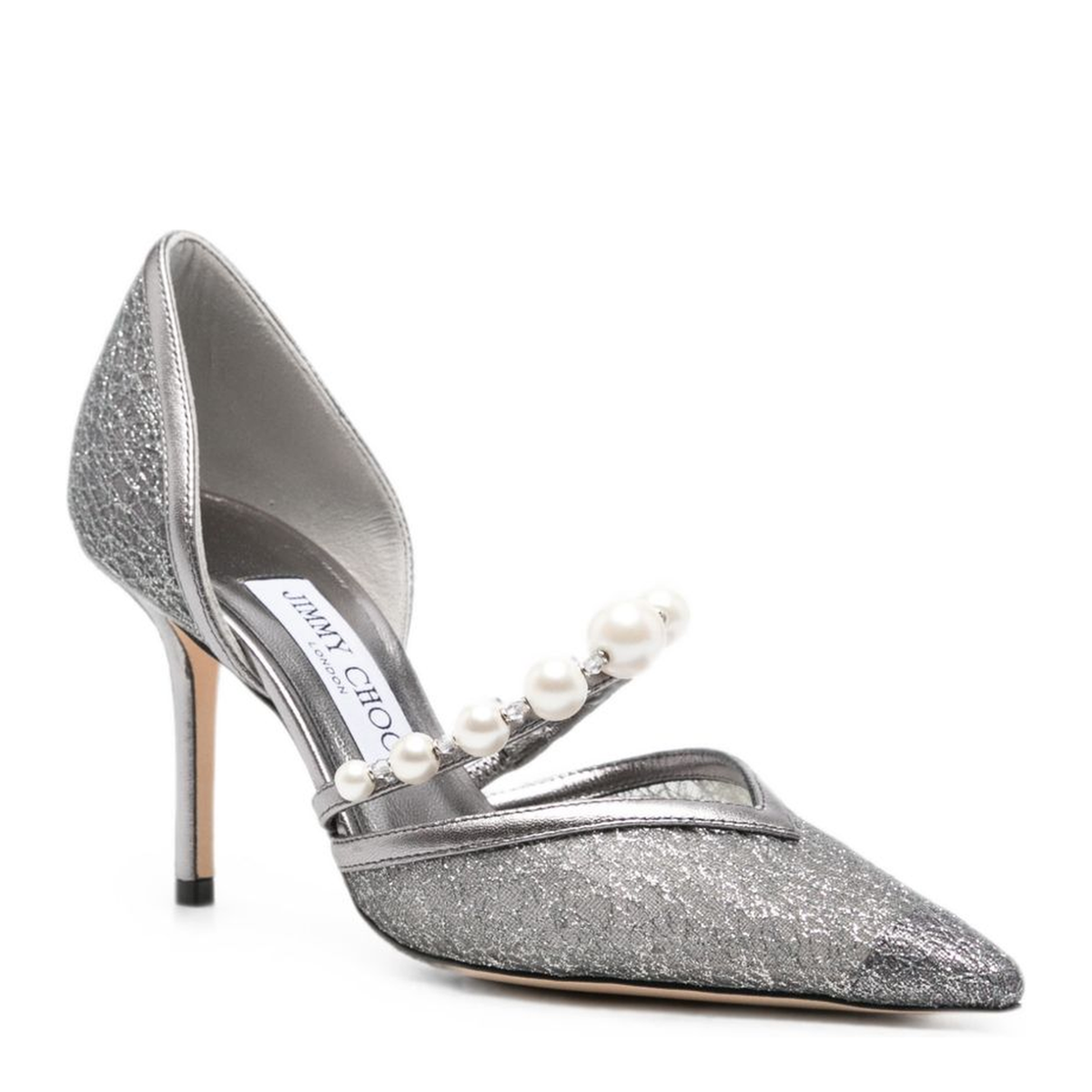 MAYFEYR - Jimmy Choo - With Heel Grey - AURELIE85QKGANTHRACITE/WHITE