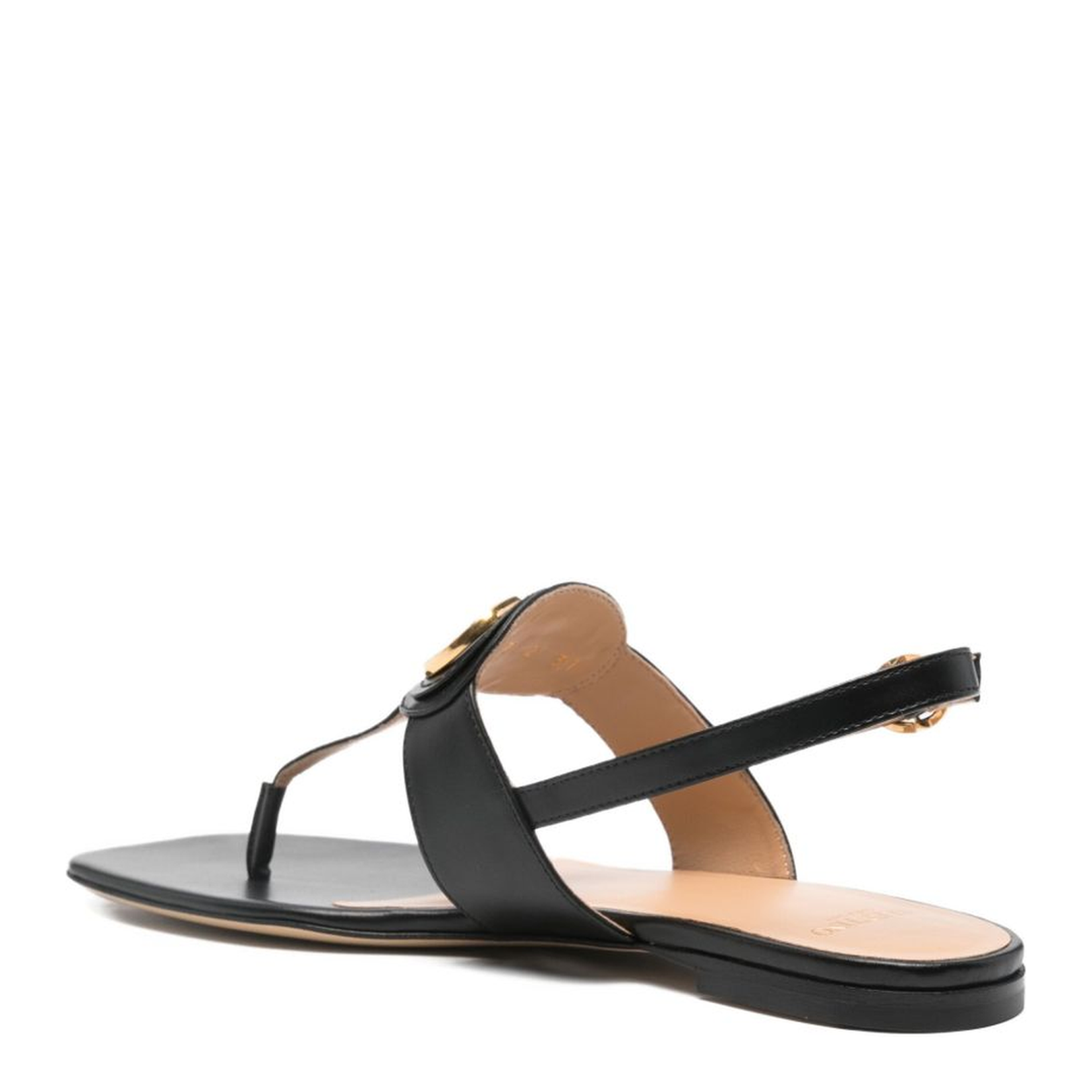Vlogo Signature Leather Thong Sandals