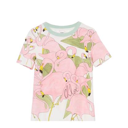 MAYFEYR - Chloè - Baby Fit Logo T-Shirt In Cotton Jersey - CH26UJH08287