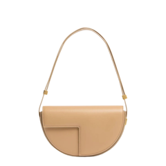 Calfskin Shoulder Bag - Sand