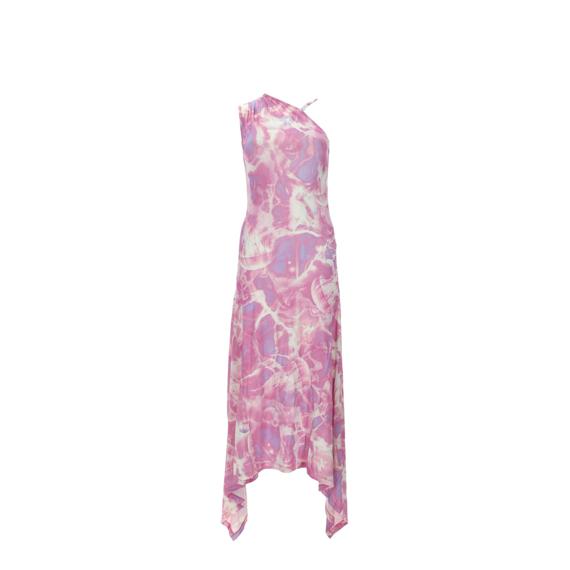 MAYFEYR - VERSACE JEANS COUTURE - Sleeveless Long Dress With Print - 80HAO903JS535499
