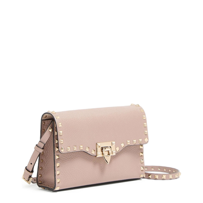 MAYFEYR - Valentino - Rockstud Small Garnet Calfskin Crossbody Bag - WB0181VSF