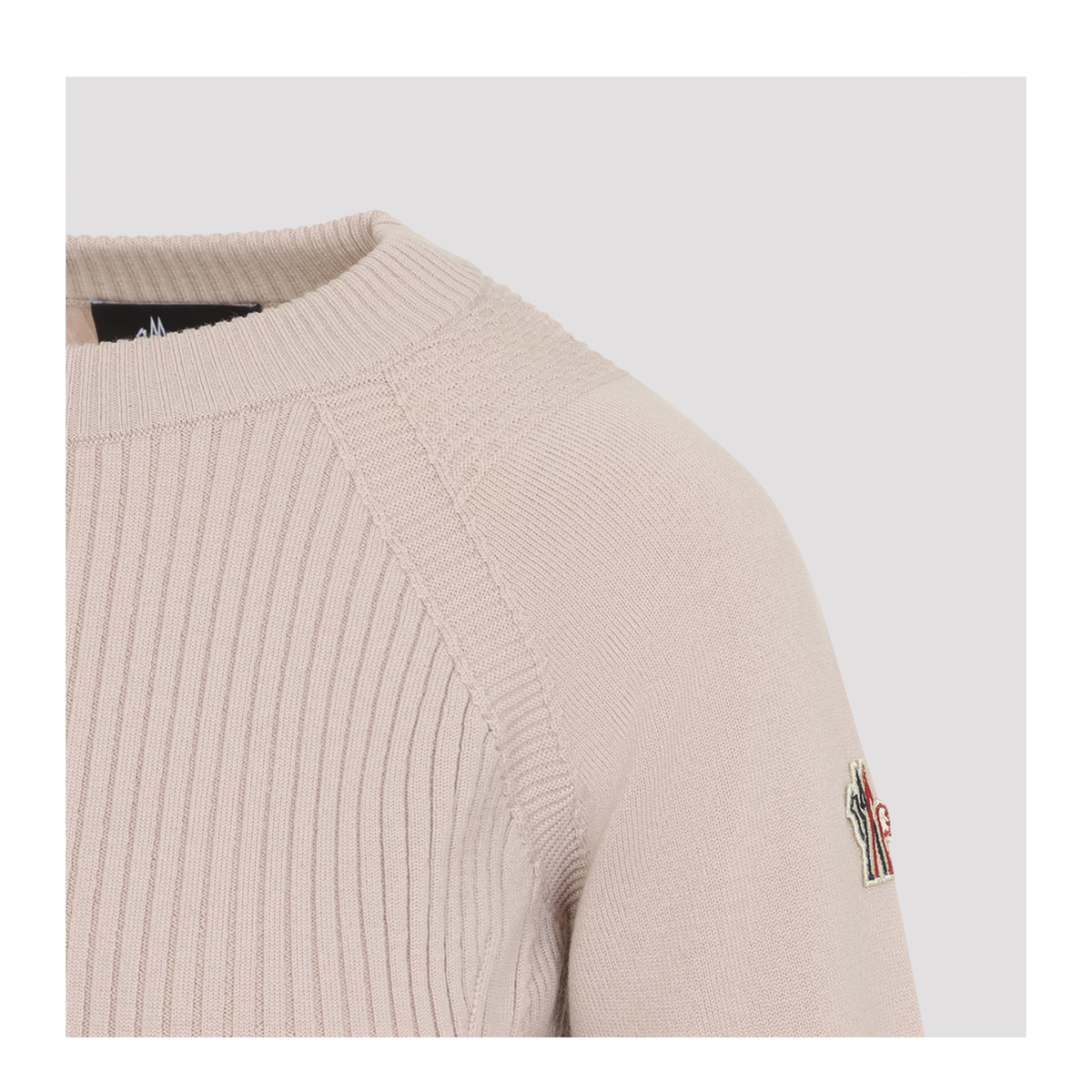 MAYFEYR - Moncler - Crew Neck Sweater Light Pink - L20989C00001M1122529