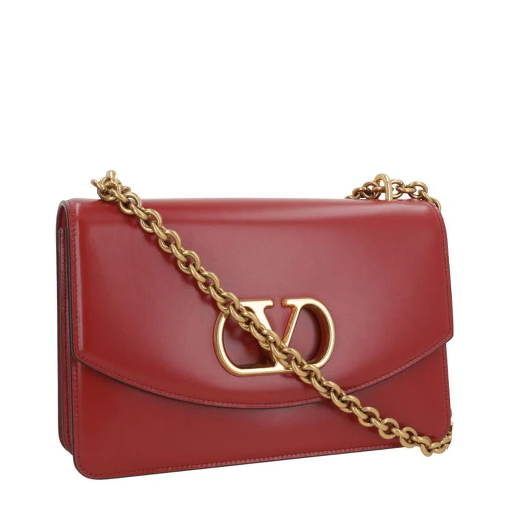 Shoulder Bag with VLogo Signature Detail