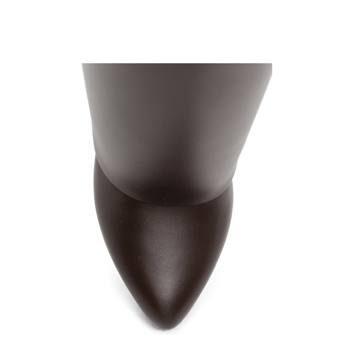 Shark Pinch Leather Boots In Ebony Brown