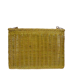 Saba Leather Shoulder Bag - Mustard Yellow