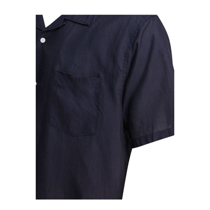 MAYFEYR - nonnative - Voyager Oxford Linen Shirt - NNS4618DKNAVY