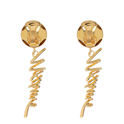MAYFEYR - Moschino - Logo Earrings - 911684020606