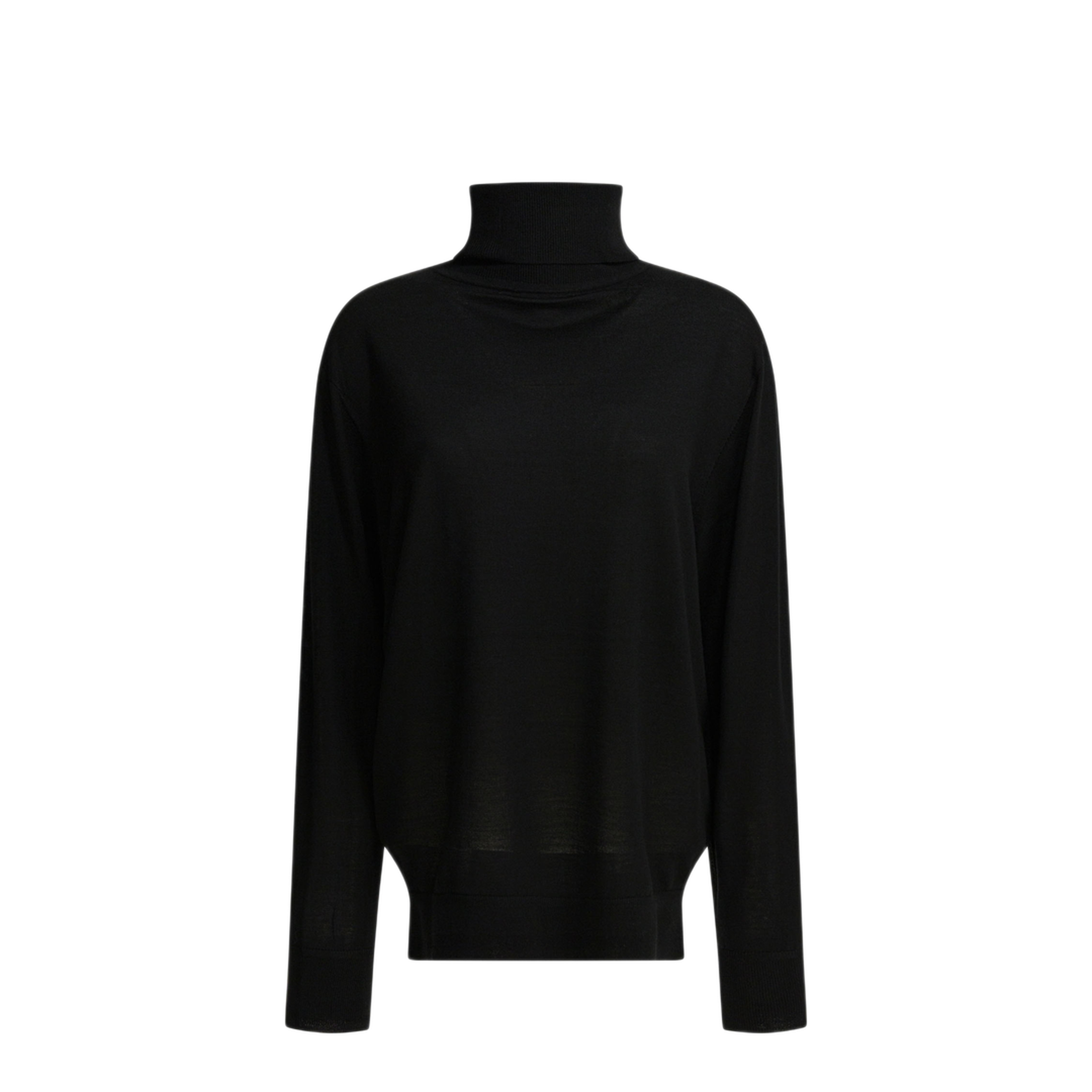 MAYFEYR - Toteme - Merino Wool Turtleneck Sweater - 261WRT0641YA0226001BLACK