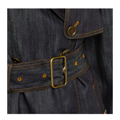 Short Denim Fitzrovia Trench Coat