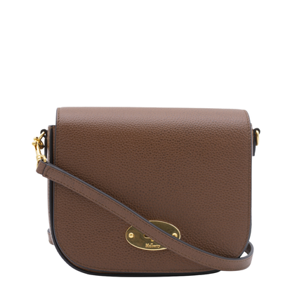 Brown Oak Leather Crossbody Bag