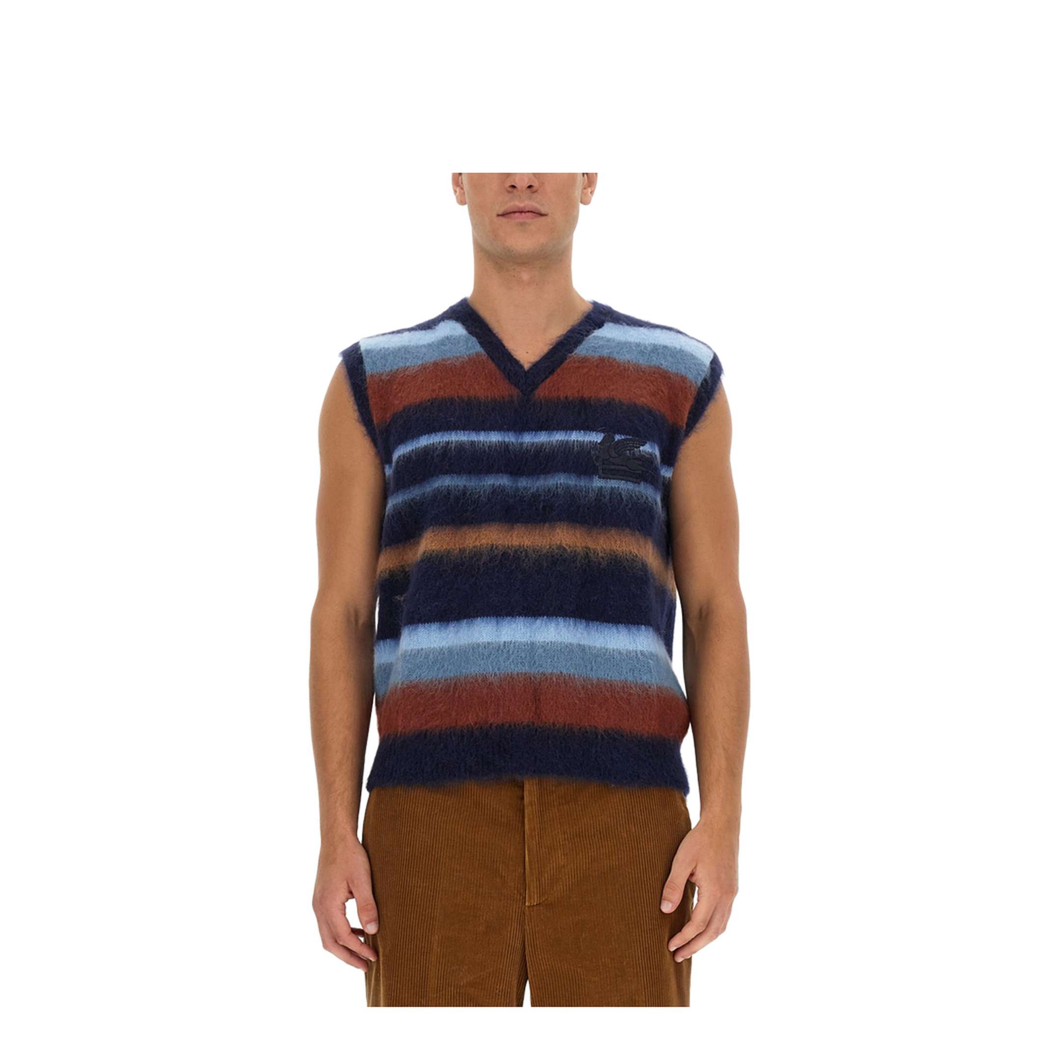 Vest with Stripe Pattern