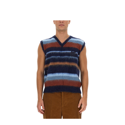 Vest with Stripe Pattern