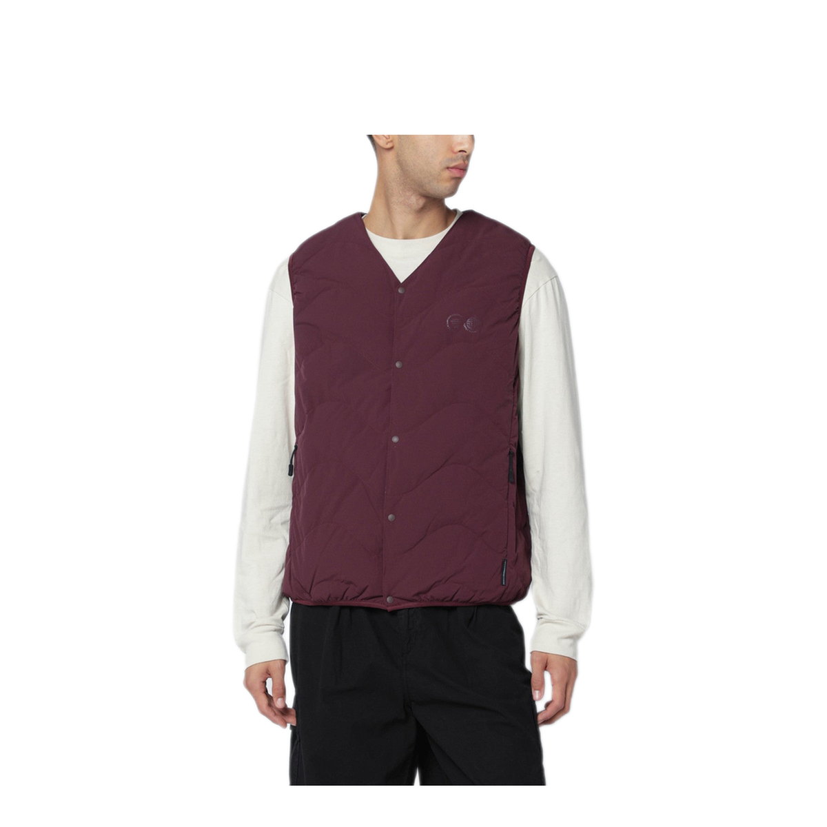 MAYFEYR - Purple Mountain Observatory - Wine Colored Nylon Vest - PMO0080NYWN