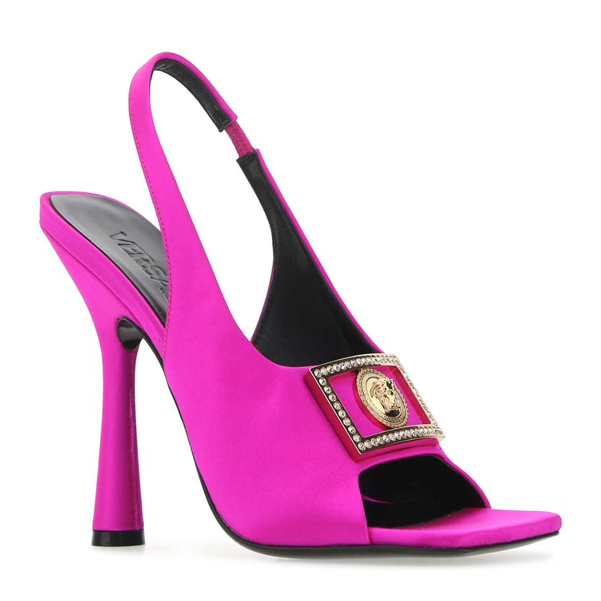 MAYFEYR - Versace - Fuchsia Satin Sandals - 10056751A041851PF0V