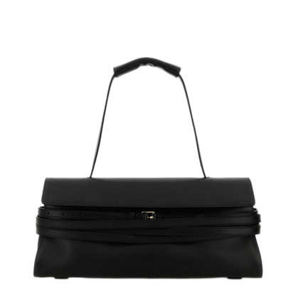 MAYFEYR - Moschino - Black Nappa Leather Shoulder Bag - MC4061PP0OOA0000