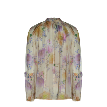 Luna Ruffle Floral Blouse