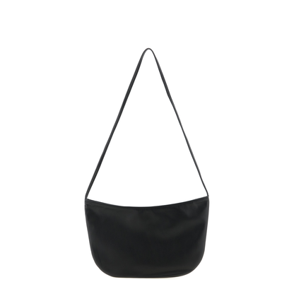 Black Leather Izzy Crossbody Bag
