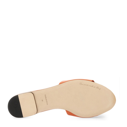 Calfskin Sliders with Logo