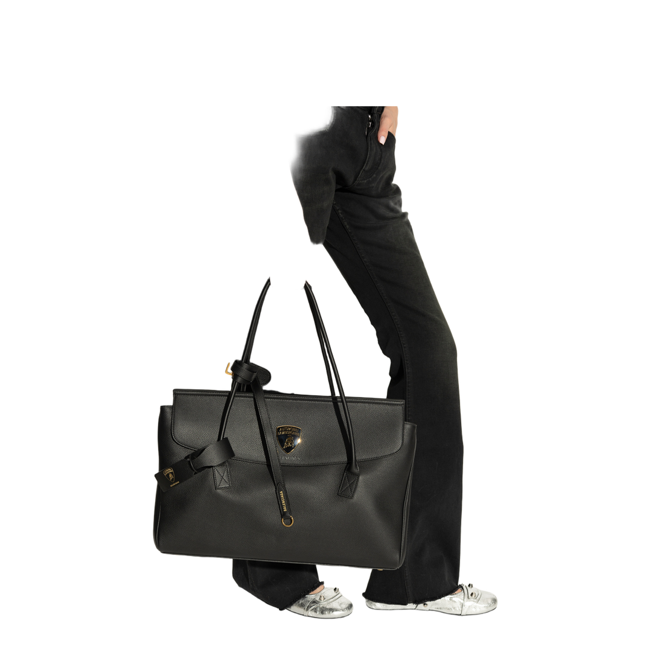 Automobili Lamborghini Carrie Carry All Bag in Black