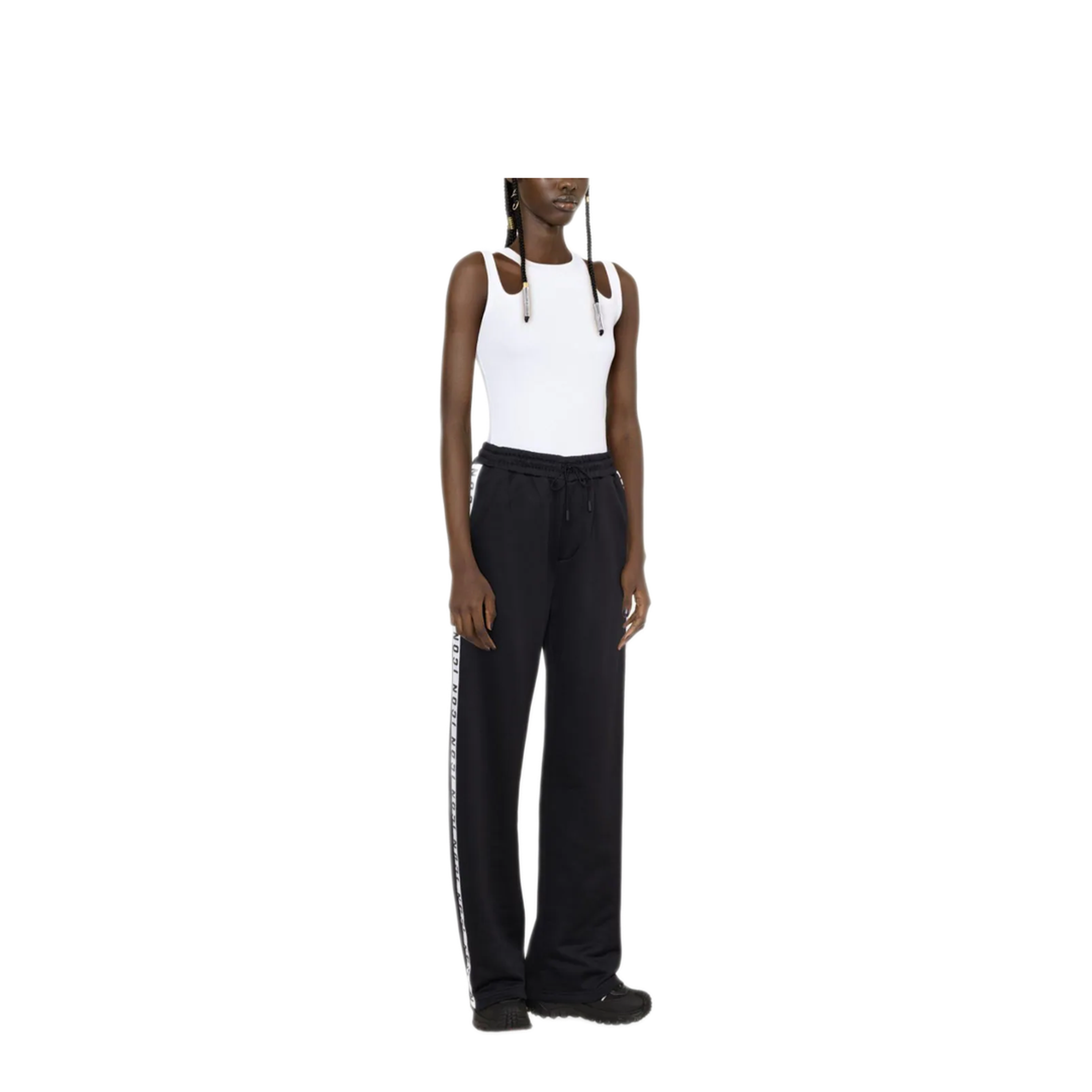 MAYFEYR - Dsquared2 - Logo-Tape Wide-Leg Track Pants - S80KA0032S25497900