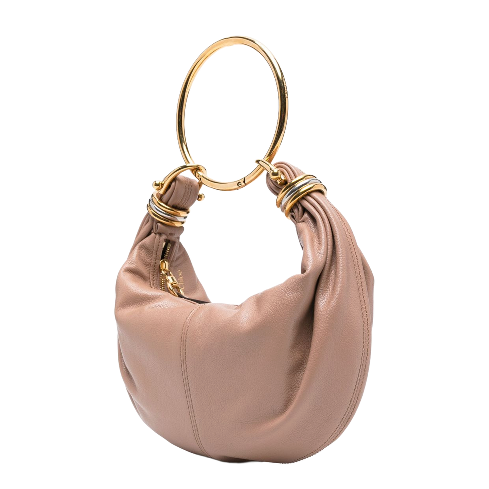 Luxurious Calfskin Handbag in Lilac