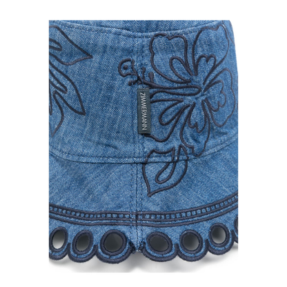 Denim Bucket Hat - Multicolor