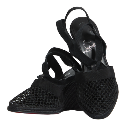 MAYFEYR - Christian Louboutin - Toleda Espadrille Sandals - 1260566B439BLACK