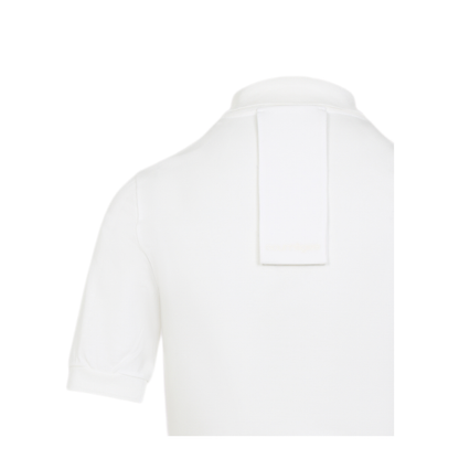 MAYFEYR - Courreges - Natural White Cotton Piqu Polo Dress - 125JRO554JS01930079