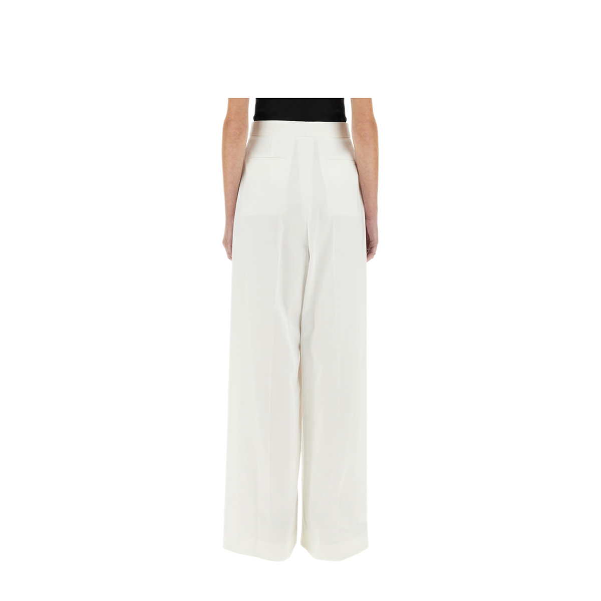 Pleated Pants - White