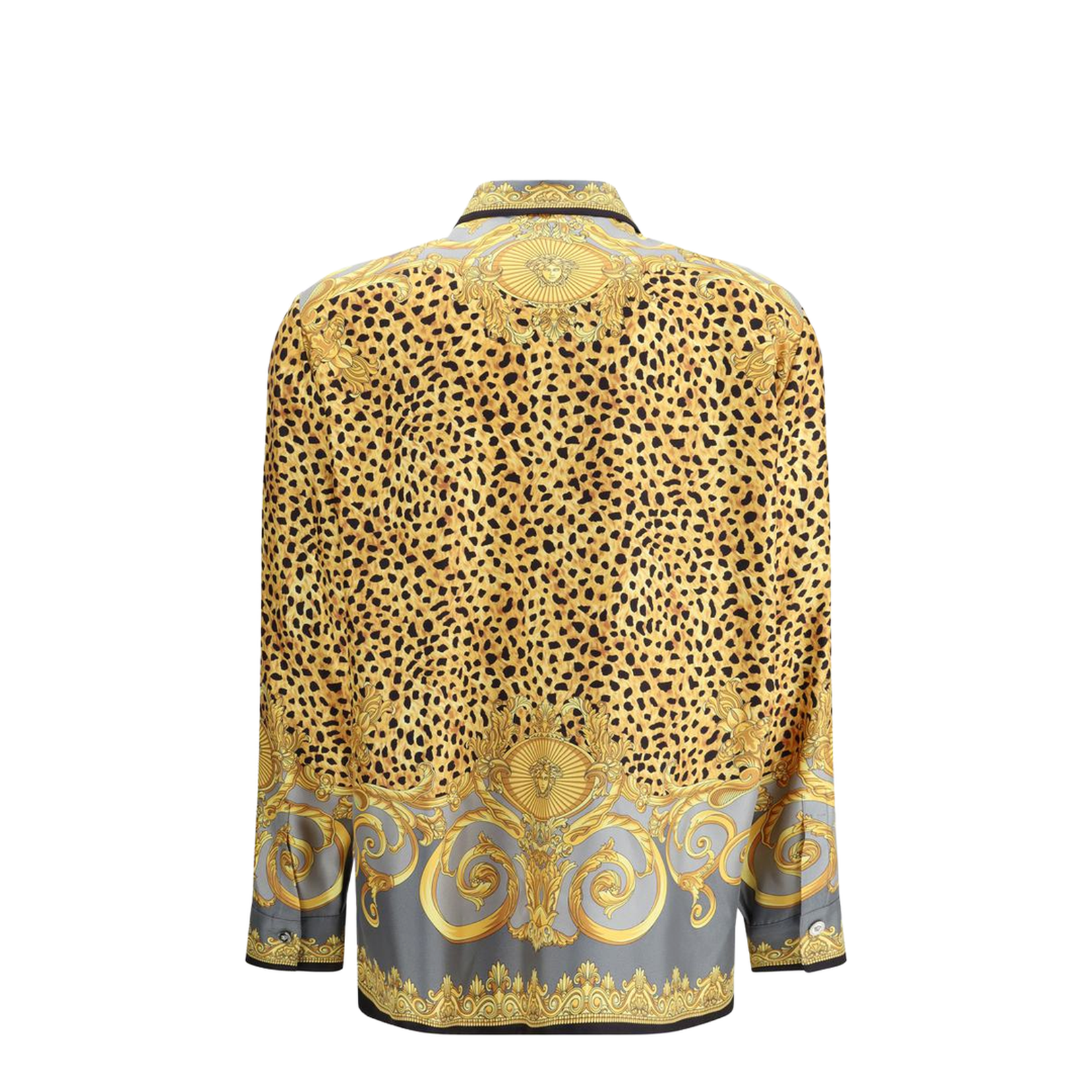 Silk Cheetah Foulard Shirt