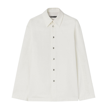 Logo-Embossed Cotton Shirt