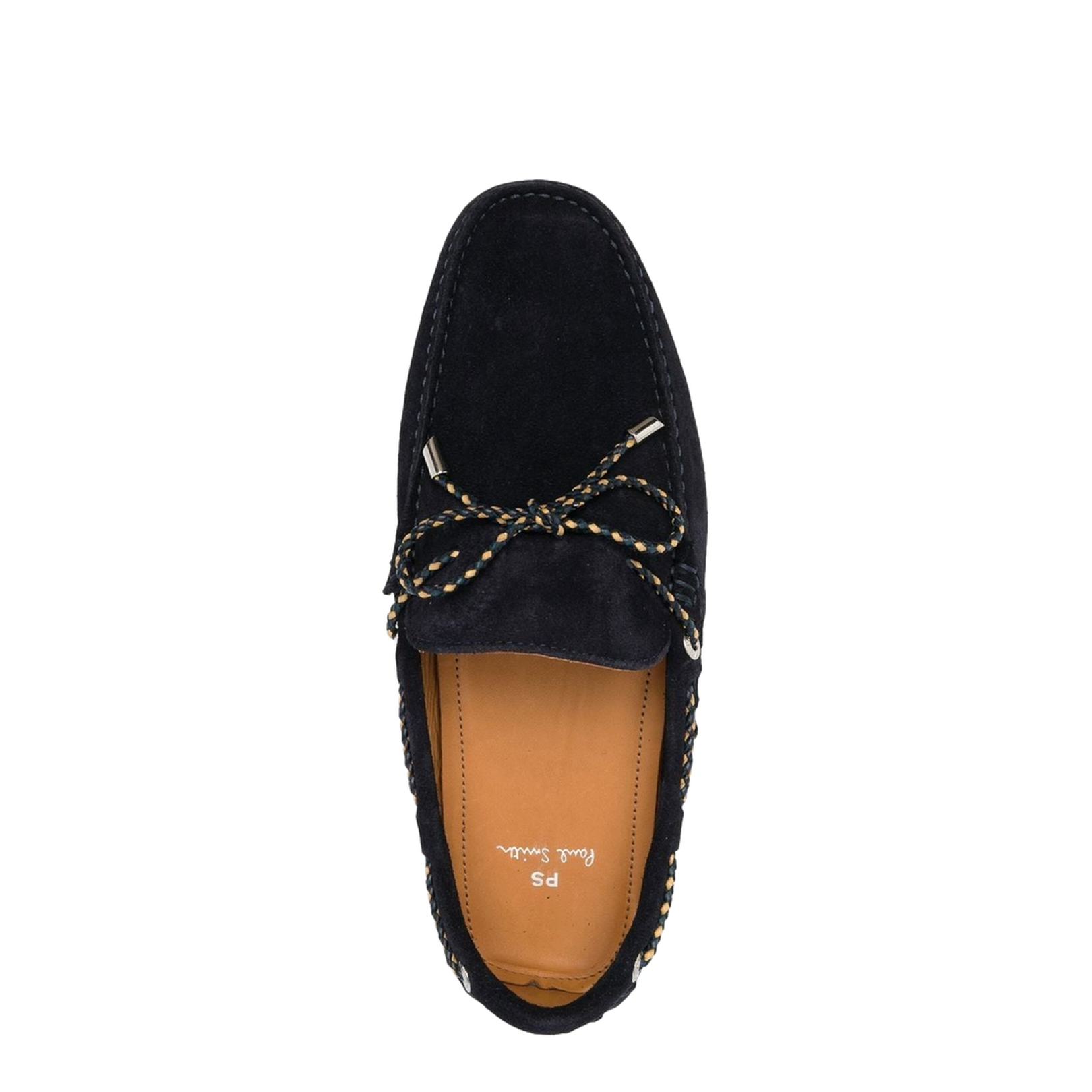 Rope-Detail Suede Loafers
